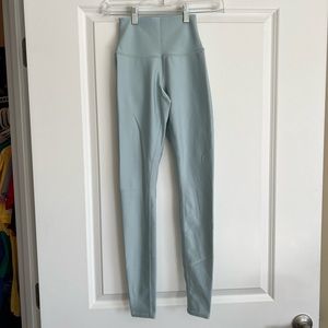 Alo Yoga High-Waist Airlift Leggings, Light Blue, XXS